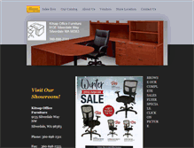 Tablet Screenshot of kitsapofficefurniture.com